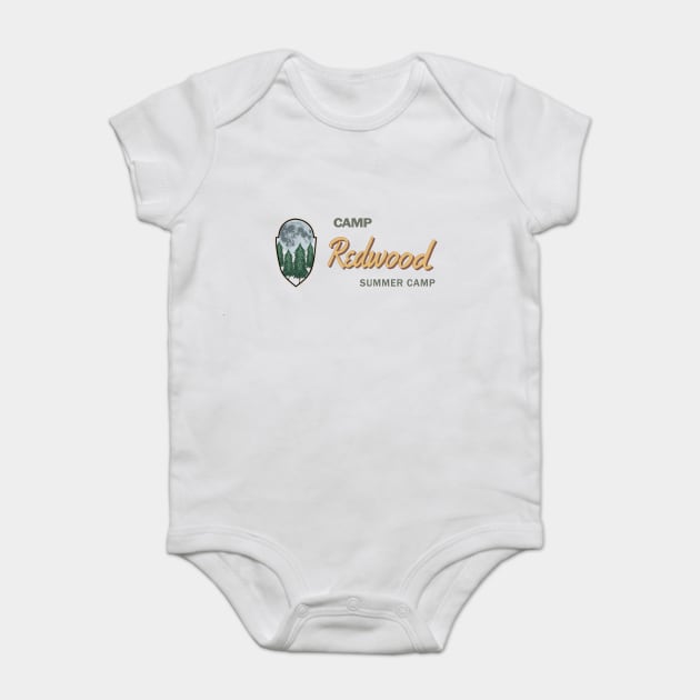 Camp Redwood Baby Bodysuit by HiLoDesigns